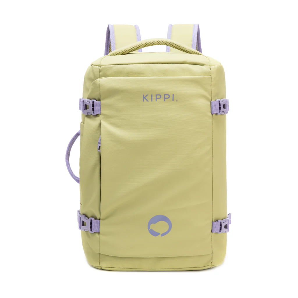 Mochila Viaje Viral Cabina 45L. Resistente al Agua. Kippi Pistacho - Image 7