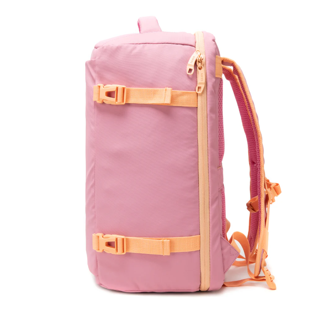Mochila de Viaje Viral Cabina 45L. Kippi Rosada. Resistente al Agua - Image 11