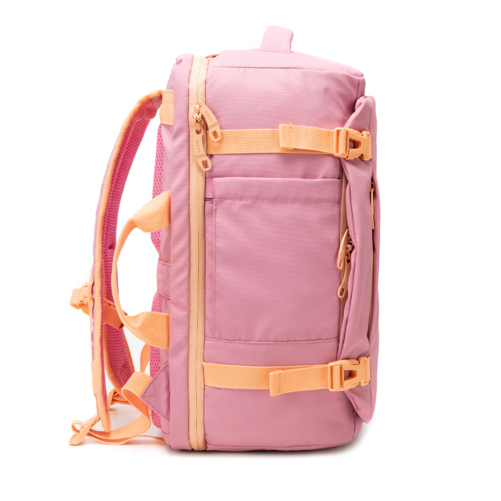 Mochila de Viaje Viral Cabina 45L. Kippi Rosada. Resistente al Agua - Image 12