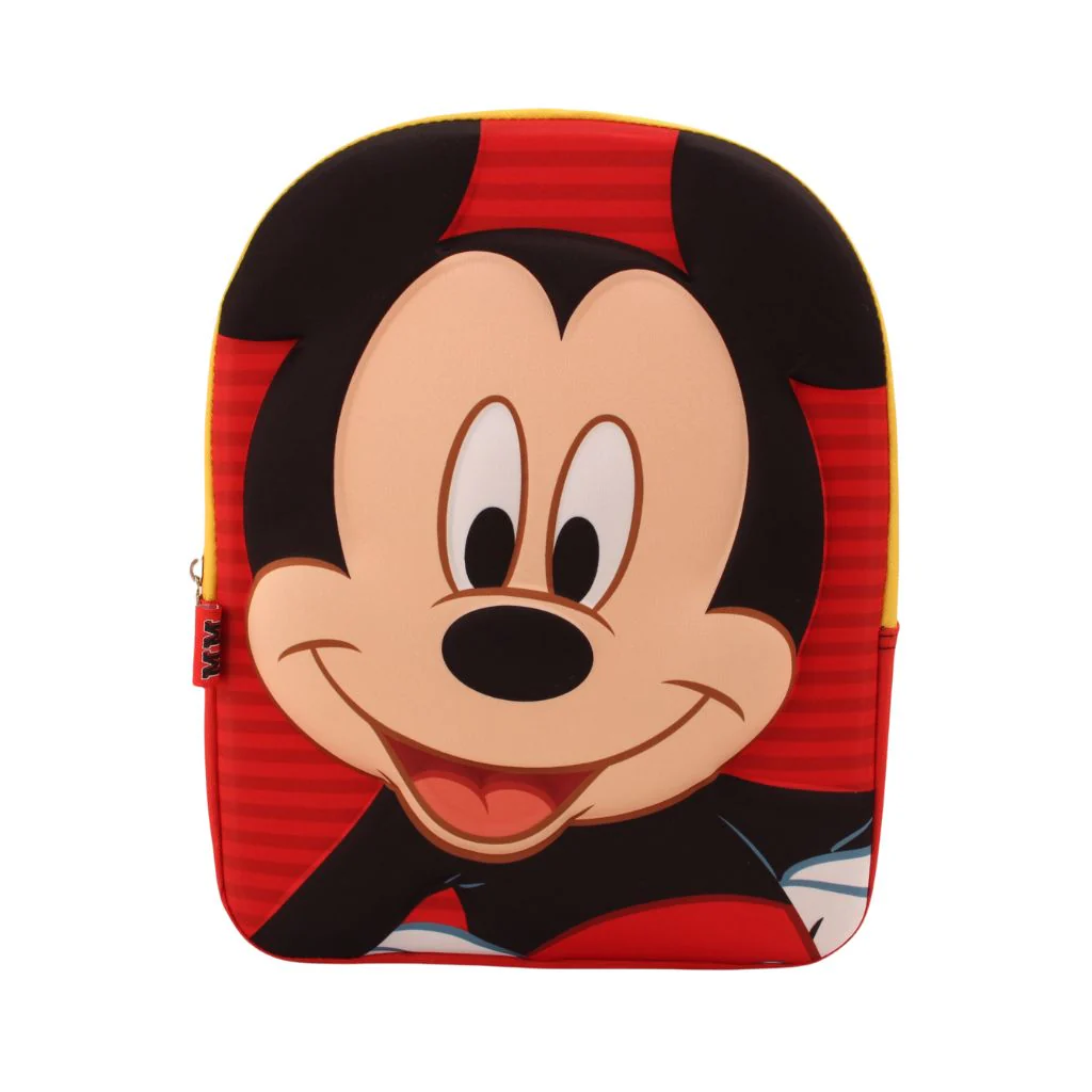 Mochila Infantil 3D Face Mickey Mouse