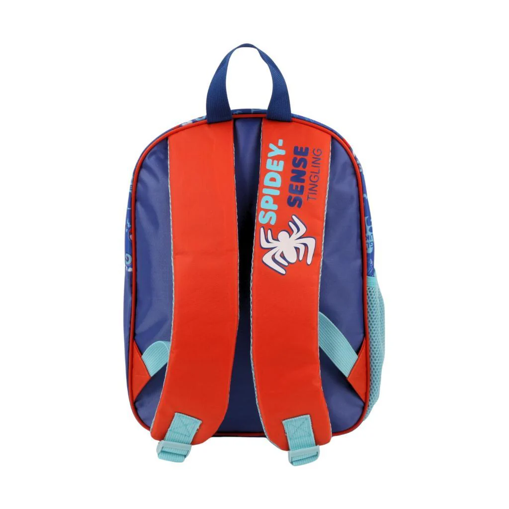 Mochila Infantil Soft Quilt Spiderman Celeste 10 L - Image 3