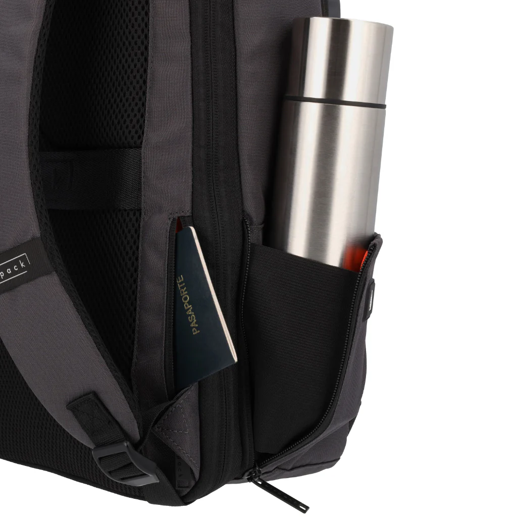Mochila de Viaje Viral (Cabina). Resistente al Agua. 23L Antirrobo. Airpack Premium. Negra - Image 9
