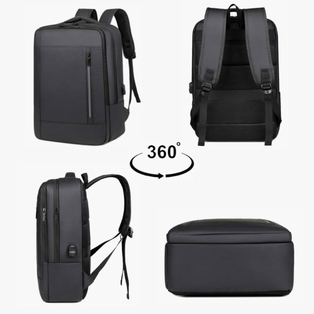 Mochila Viaje 24L Impermeable Negro V Navigator - Image 4