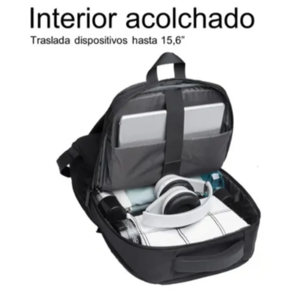 Mochila Viaje - Cabina. Resistente al Agua. 23L. Usb - Image 5