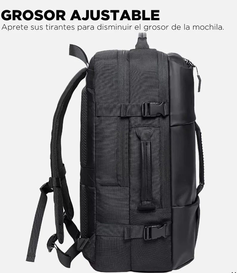 Mochila Viaje Viral 30L (Cabina Avión). Hardley. Ultraresistente - Antirrasguños - Image 6