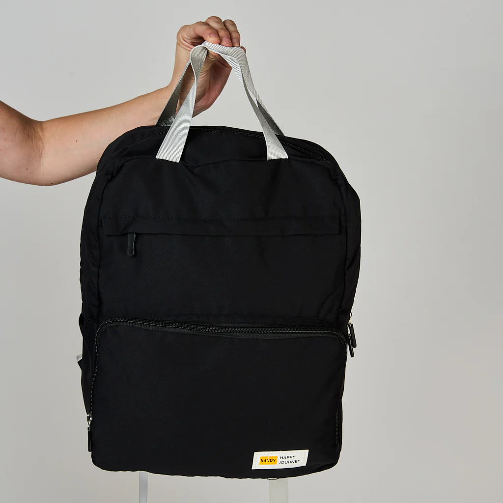 Mochila Plegable Negra - Image 3