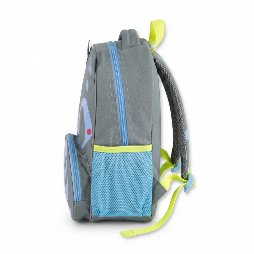 Mochila Preescolar Mapache Gris BTS26 - Image 3