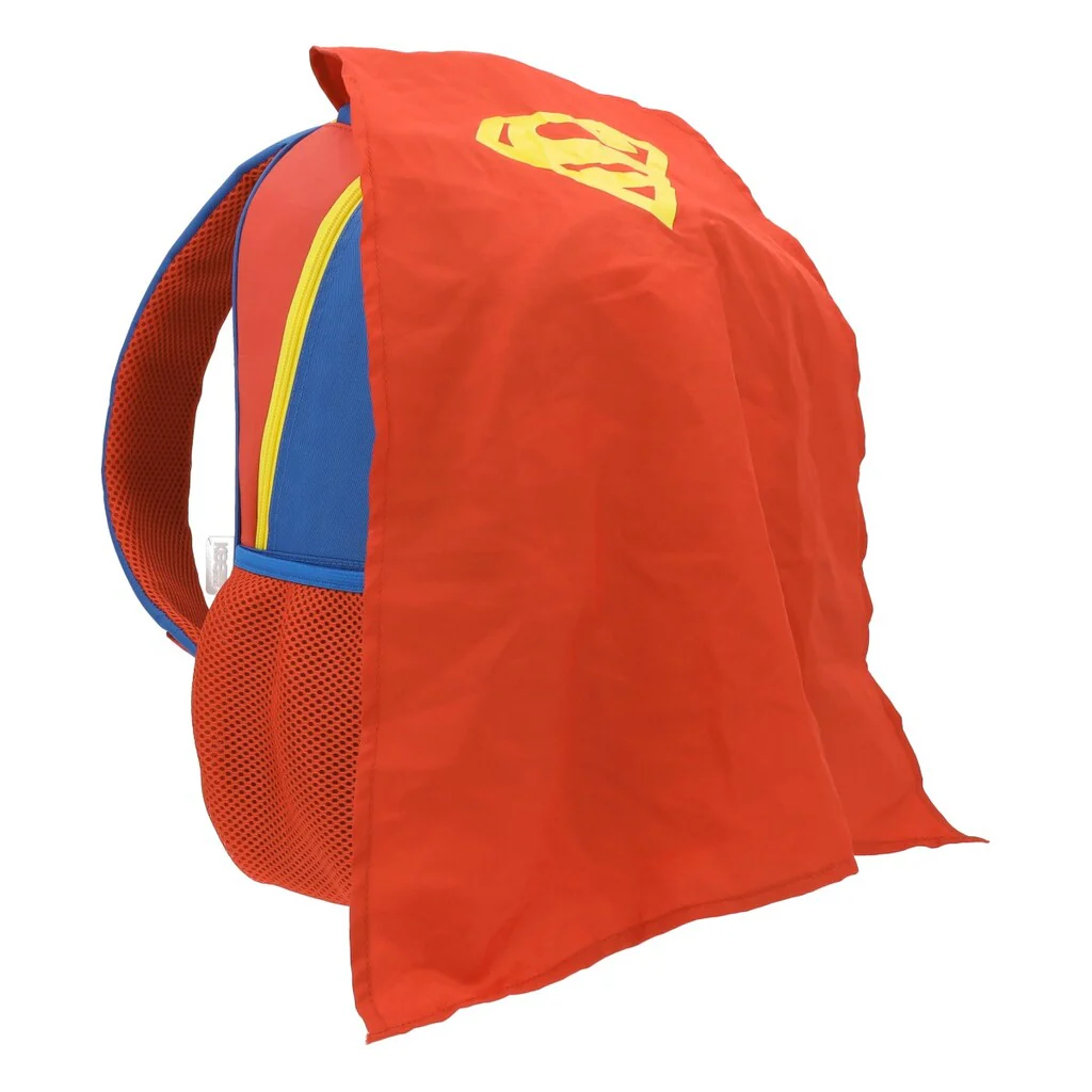 Mochila Superman 18Lts Con Capa Roja - Image 12