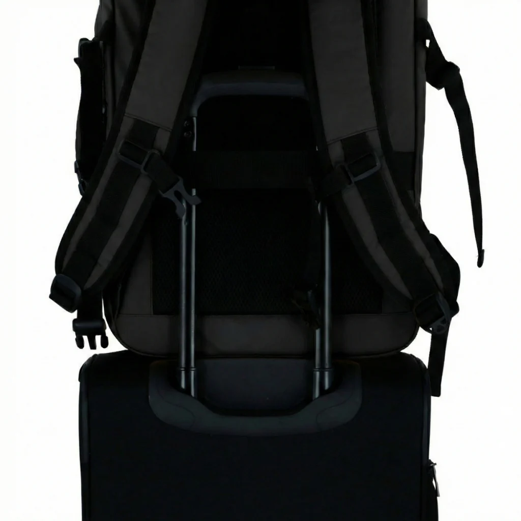 Mochila Viaje Viral XL 40L Llaima Negro. Resistente al agua BTS26 - Image 9