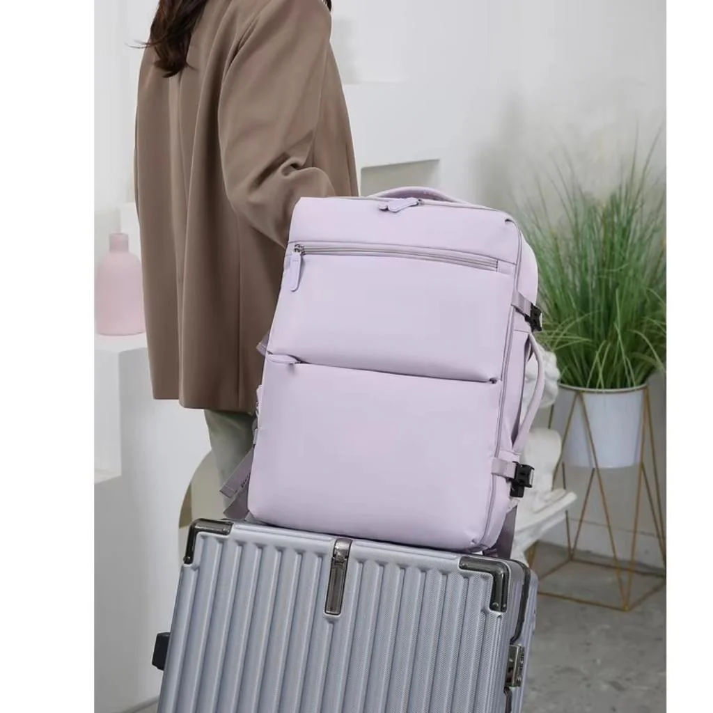 Mochila Viaje Viral 40L XL Expandible Lila Navigator - Image 10