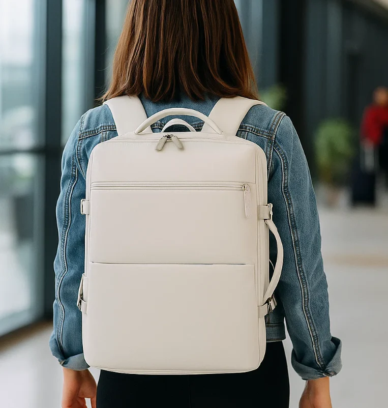 ✈️PACK TRAVEL EXCLUSIVO 2 Mochilas de Viaje Viral XL, 1 Beige y 1 Black 40L - Image 17