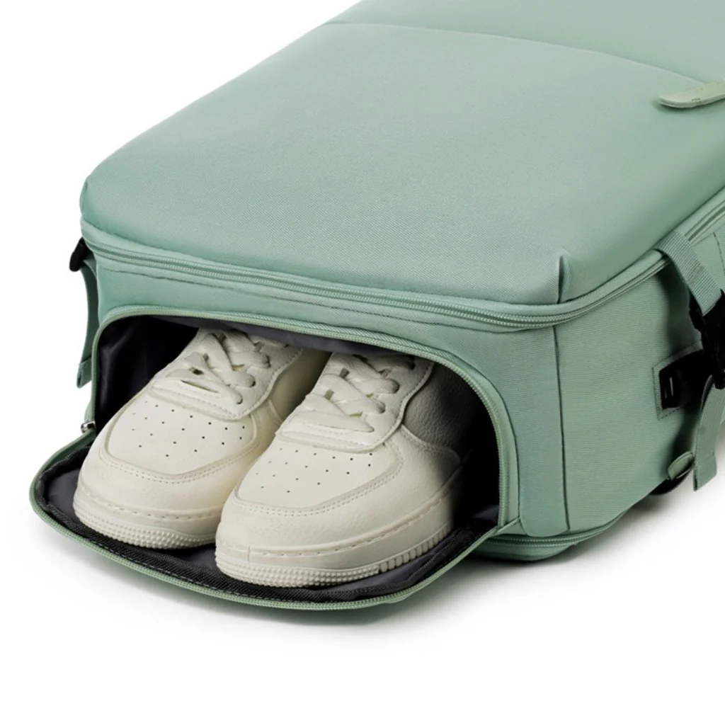 Mochila Viaje Viral XL 40L. Travel Navigator Mint Green. Expandible - Image 4