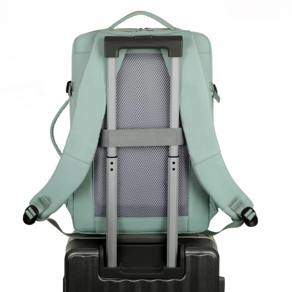 Mochila Viaje Viral XL 40L. Travel Navigator Mint Green. Expandible - Image 7