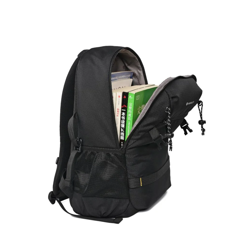 Mochila Viaje L 25L Impermeable  Negro Hardley - Image 5