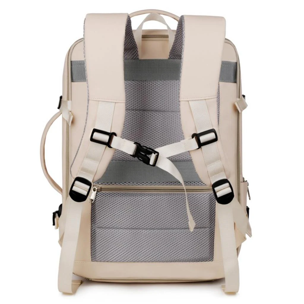 Mochila Viaje Viral XL. Grand Travel Ripstop 36L. Expandible - Premium Beige Navigator Travel - Image 9