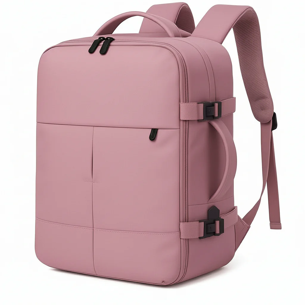 Mochila Viaje Viral XL. Grand Travel Ripstop Lila 36L. Antirrobo. - Image 11