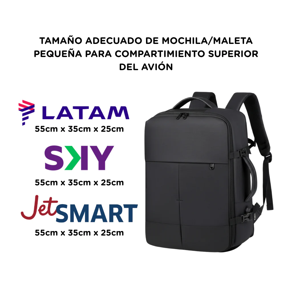 Mochila Viaje Viral. Grand Travel Ripstop 36L Black. Antirrobo. Navigator - Image 2