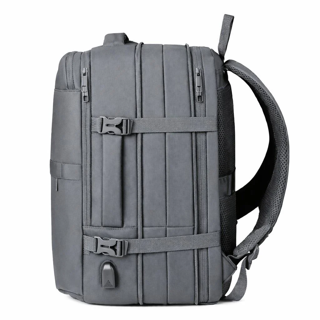 Mochila Viaje Viral XL 38L. Expandible - Resistente al agua. Space Grey Navigator - Image 8