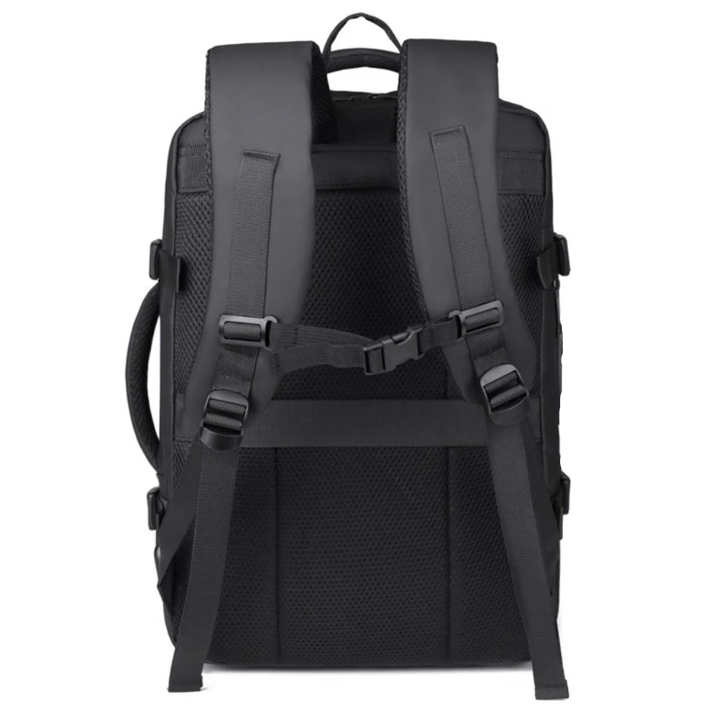 Mochila Viaje Viral XL💧Resistente al Agua 38L. Black Navigator. - Image 9