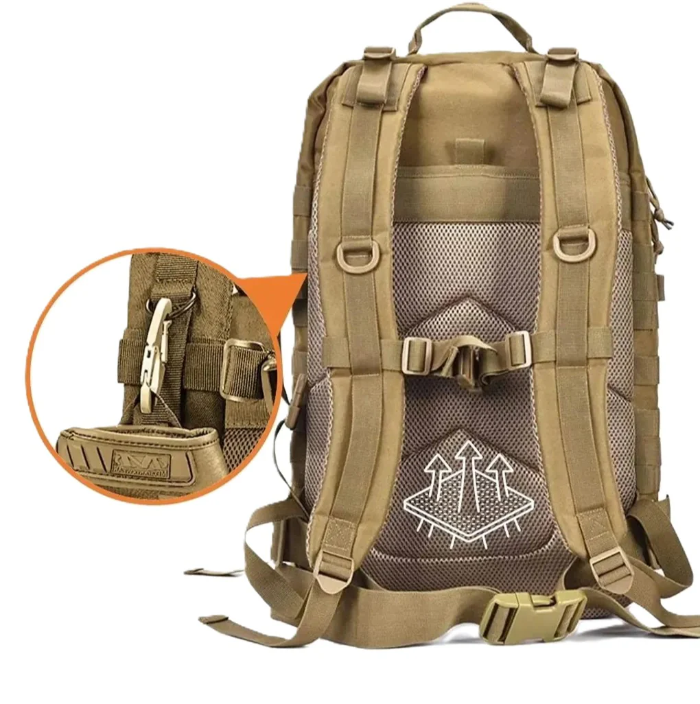 Mochila Viaje Táctica Impermeable Expandible 40L Navigator - Image 16