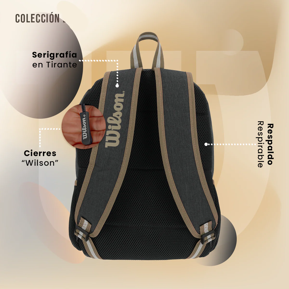 Mochila Wilson 19Lts Negra - Image 3