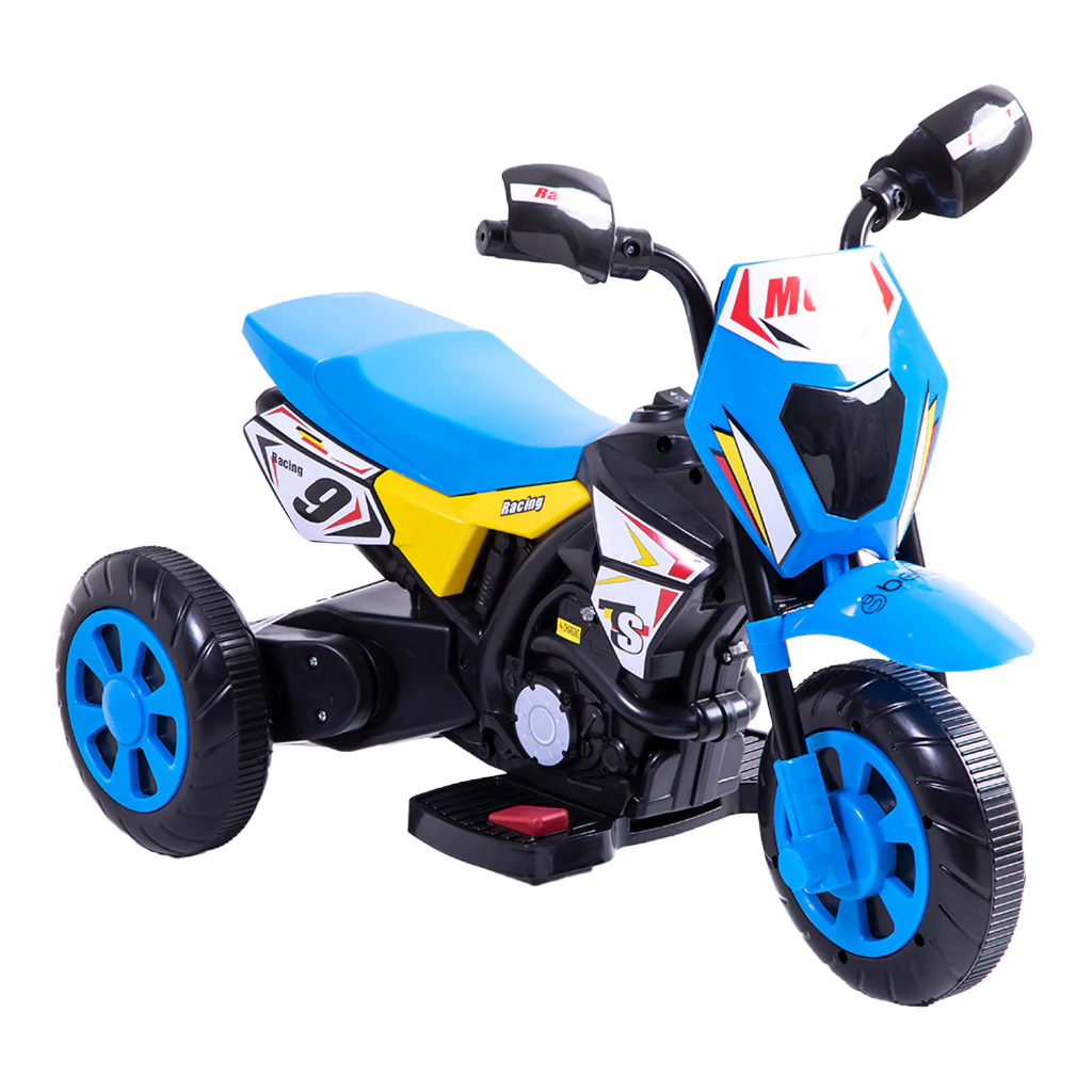 Moto Eléctrica Cross Azul Bebesit