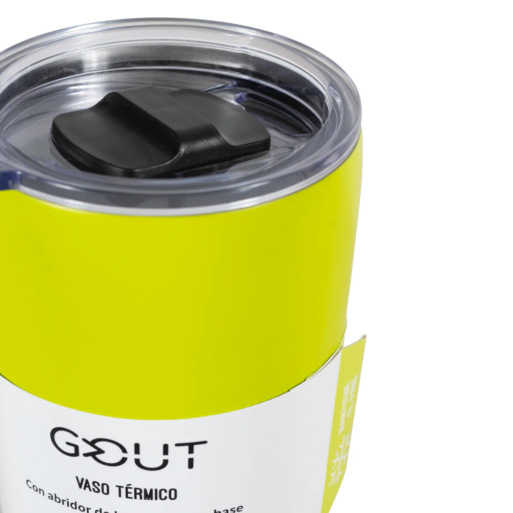 Mug Térmico 560Ml Con Abridor Gout - Verde Limon - Image 4