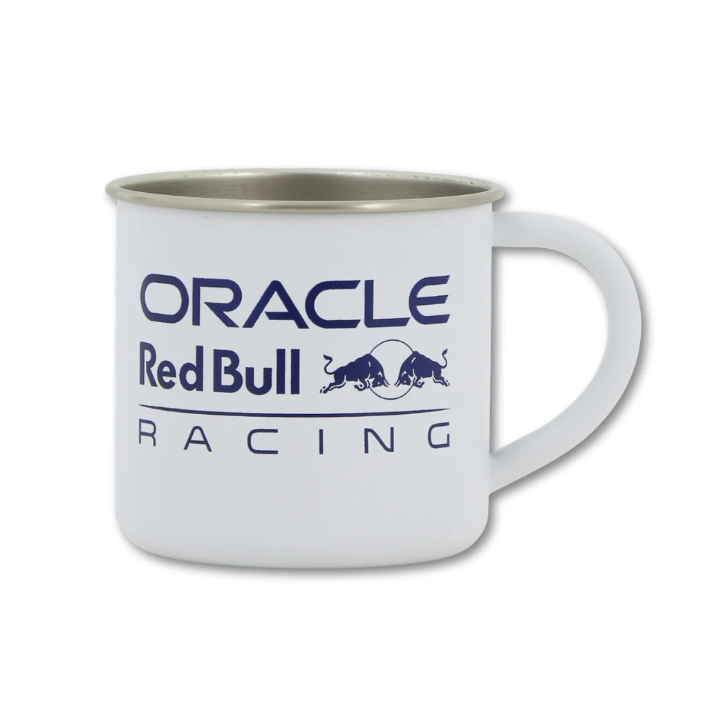 Mug Peltre Blanco Logo Oracle Red Bull Racing