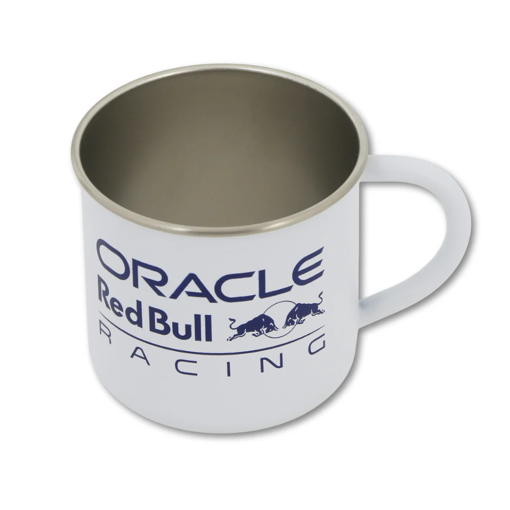 Mug Peltre Blanco Logo Oracle Red Bull Racing - Image 2