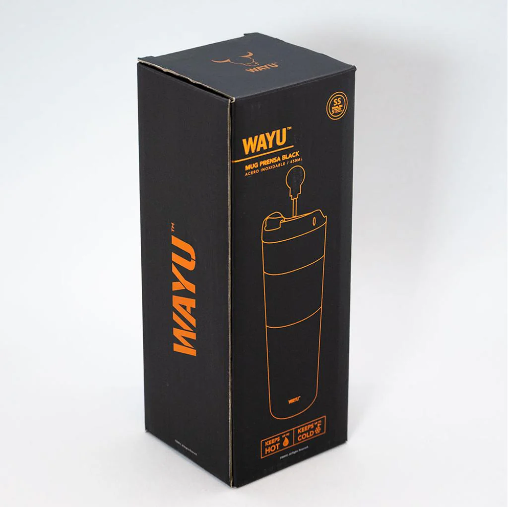 Mug Prensa Black 450 Ml Wayu - Image 3