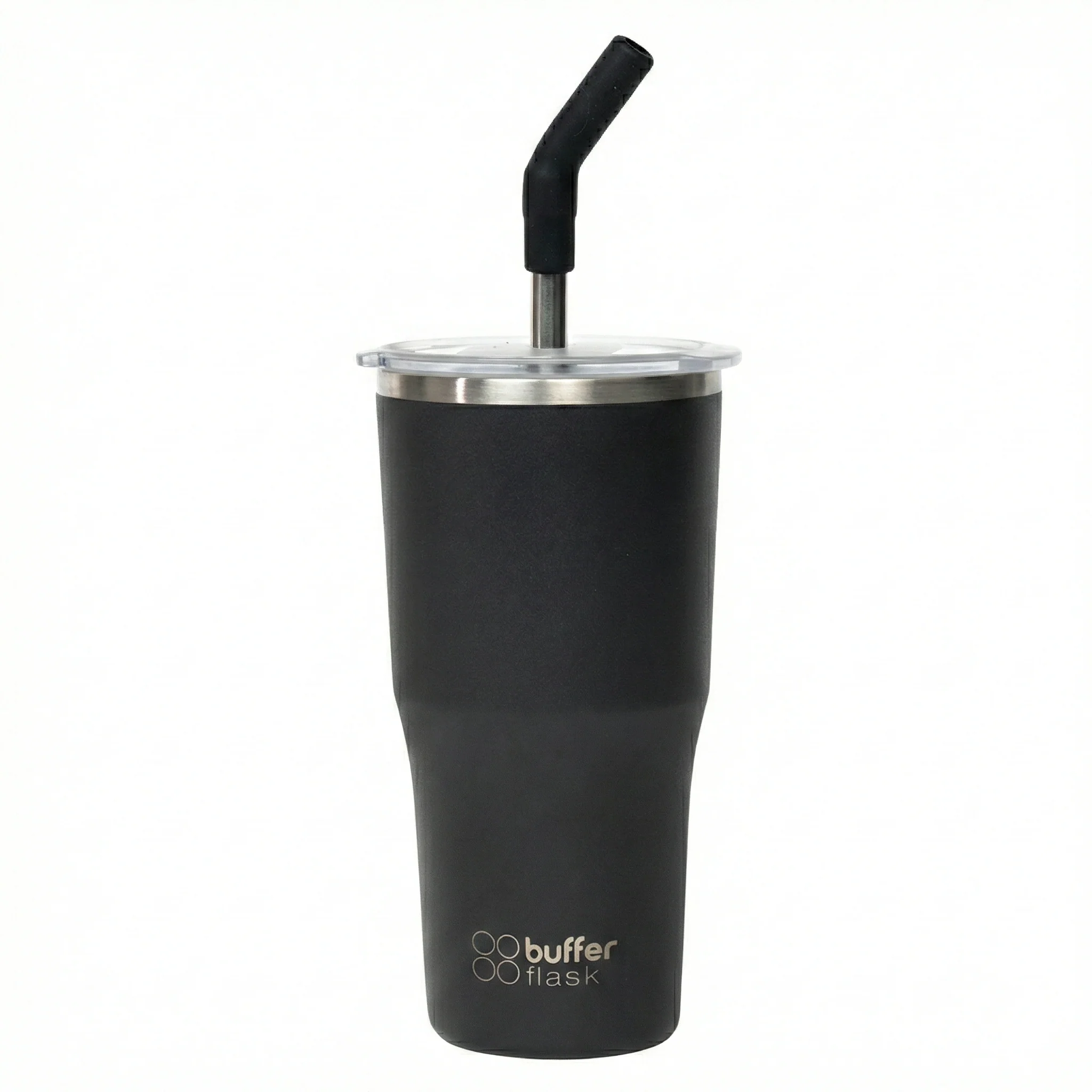 Mug Vaso Térmico Buffer Roques 600 ml +Tapas Negro - Image 5