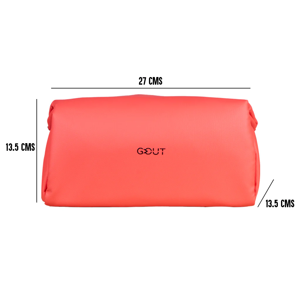 Travel Bag Estuche Organizador. Neceser Broches 27cm x 13cm. Gout Coral - Image 6