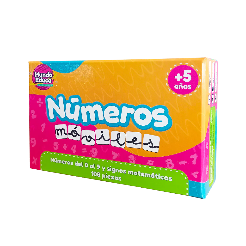 Números Móviles - Mundo Educa 110/Piezas
