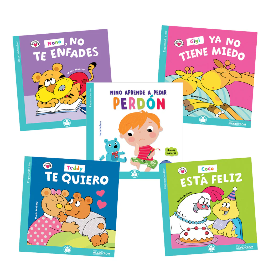 Combo 5 Libros "Emociones"