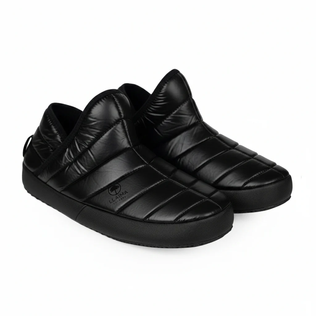 Pantufla Outdoor Black Talla 35-36 Caña Alta Llaima