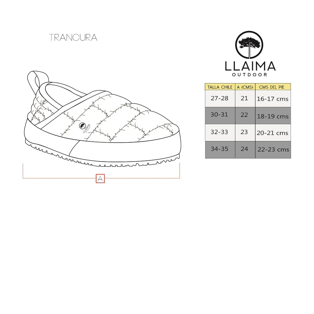 Pantufla Llaima Outdoor Acolchada Kids - Image 5