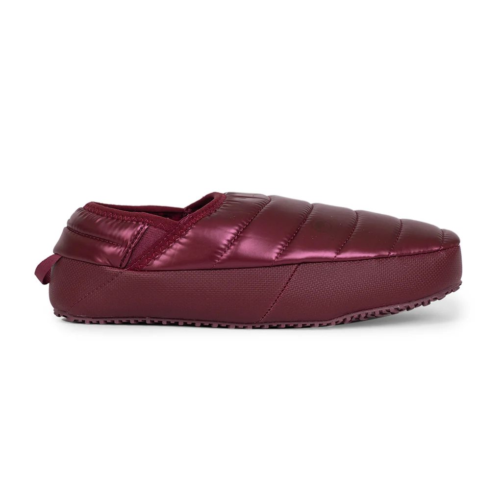 Pantufla Mujer con Interior Polar. Burgundy - Image 2