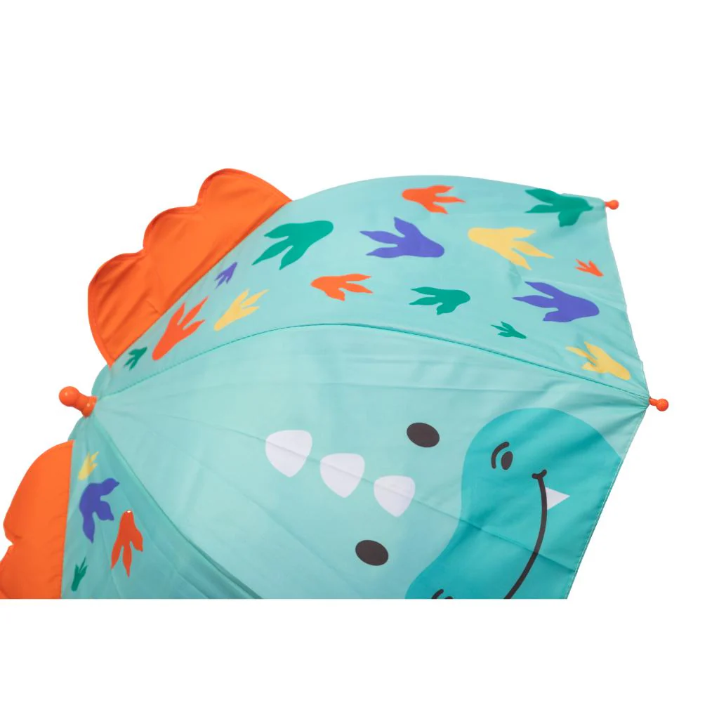 Paraguas Niños Dinosaurio Aqua - Image 3