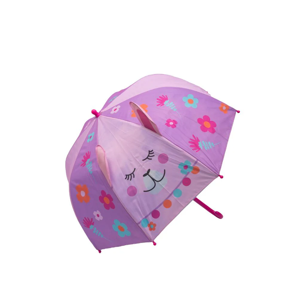Paraguas Niños  Cabeza Llama Rosado - Image 2