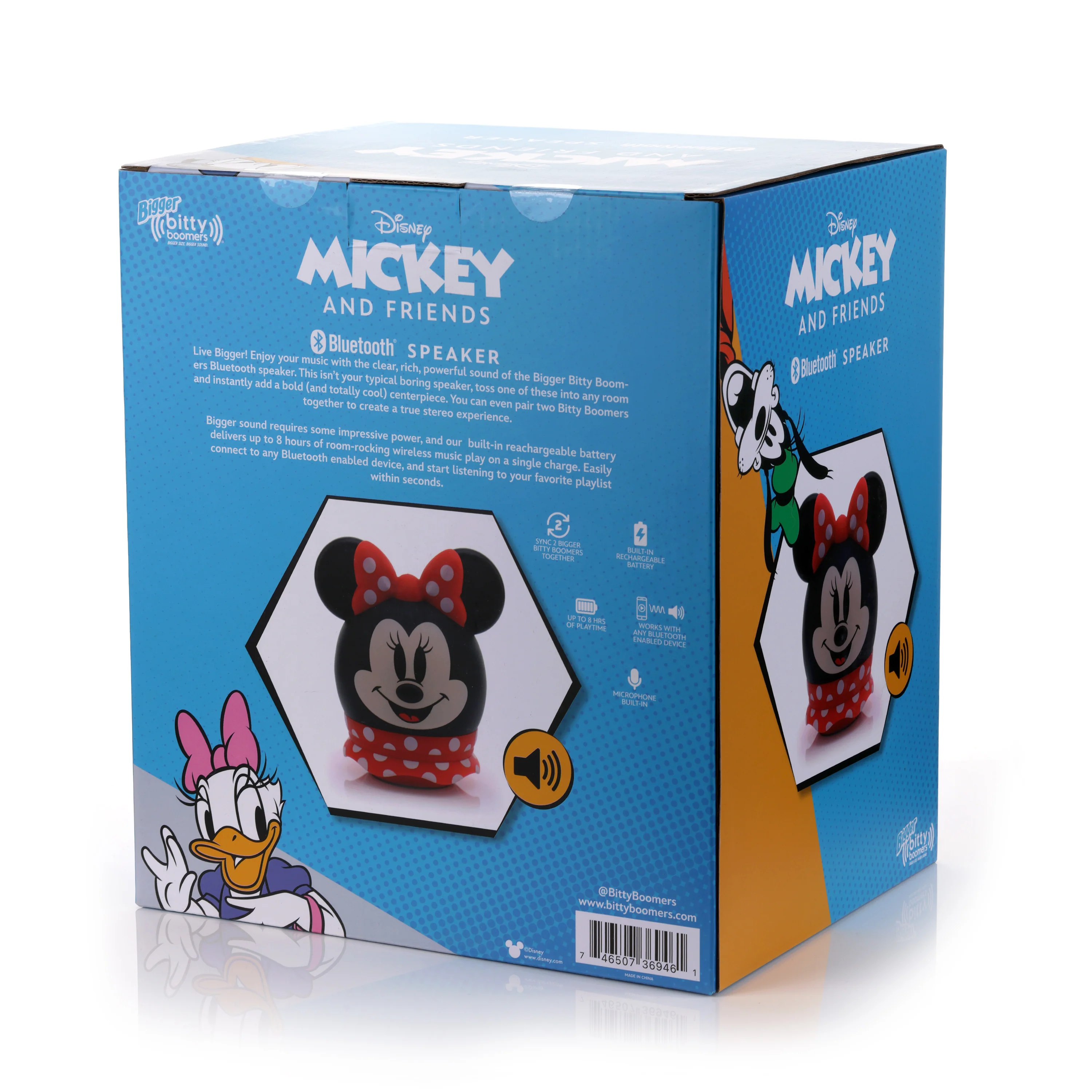 Mega Parlante Bluetooth - Minnie Disney - Bitty Boomers 8" - Image 7
