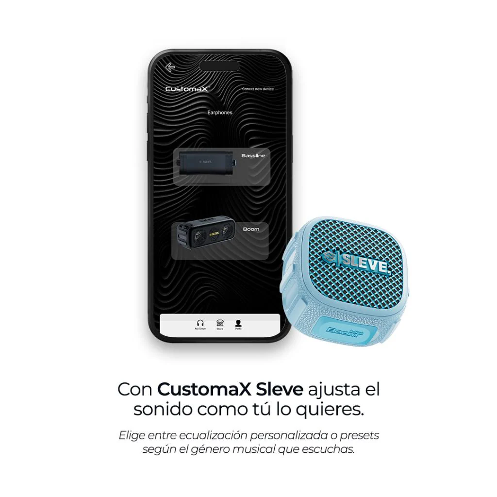 Parlante Boom Mini Blue Sky Sleve - Image 7