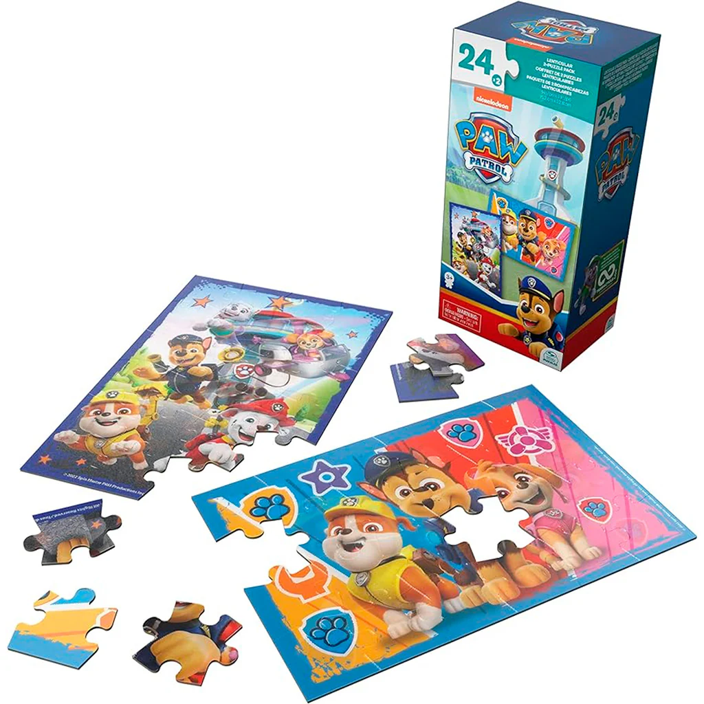 Paw Patrol 2 Puzzles 24 Piezas Lenticular - Image 3