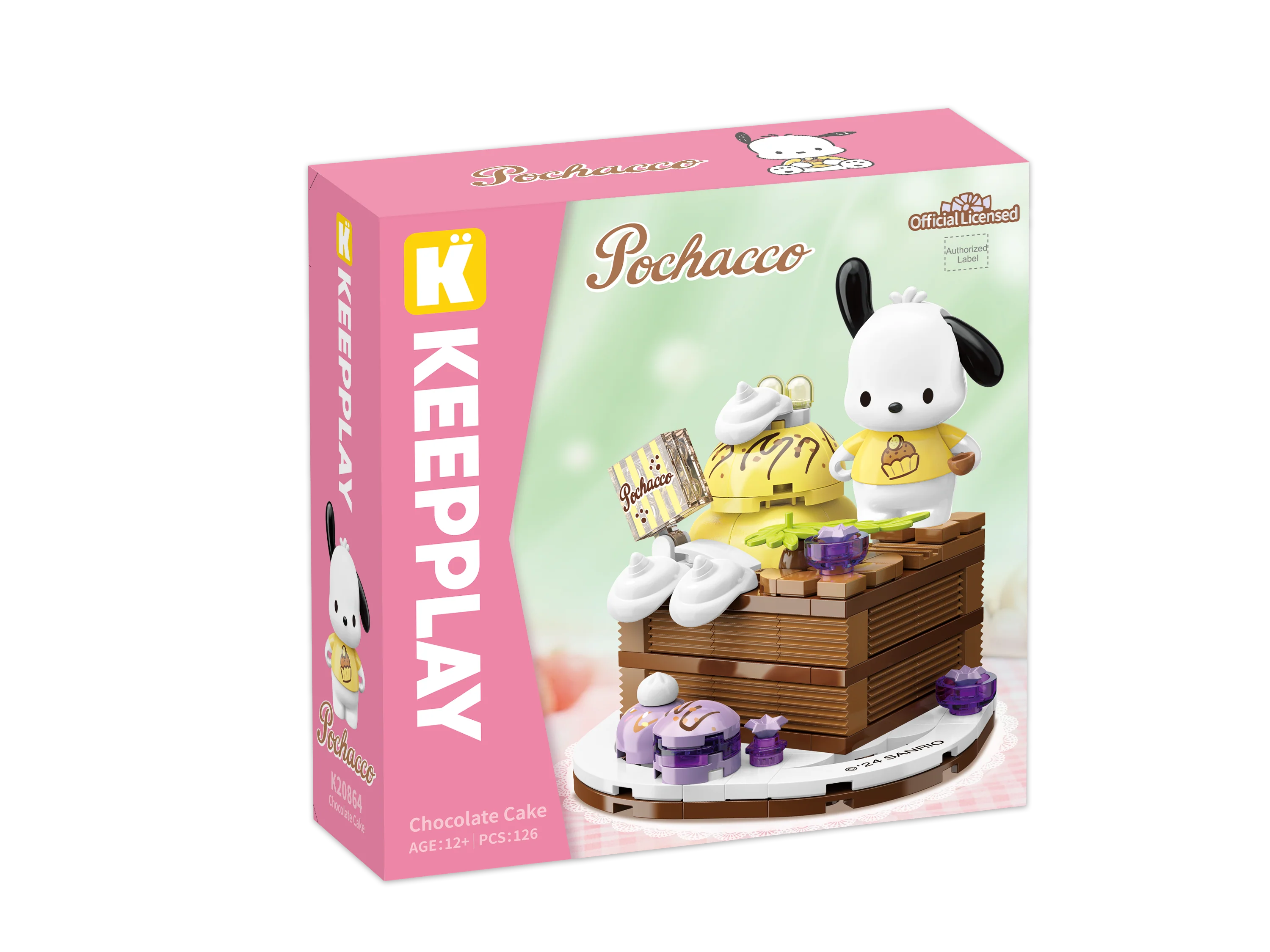 Pochacco Cake Bloques Armables 126 Piezas - Image 2