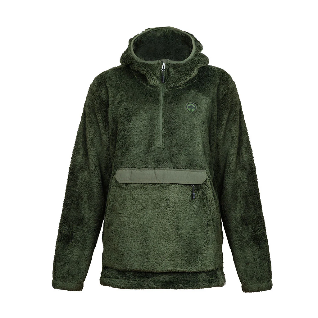 Polar Llaima Sherpa Hoodie Hombre Verde - Image 2