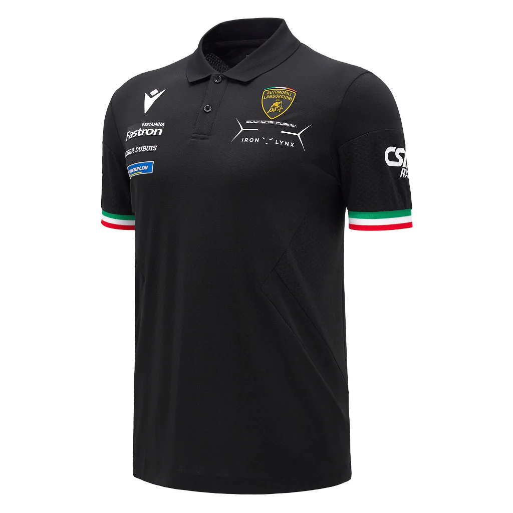 Polera Polo Le Mans-Daytona Lamborghini Macron Hombre - Image 2
