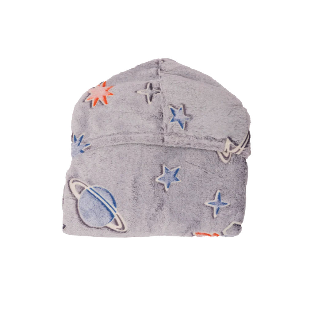Poncho Manta Que Brilla en la Oscuridad Gris - Image 5