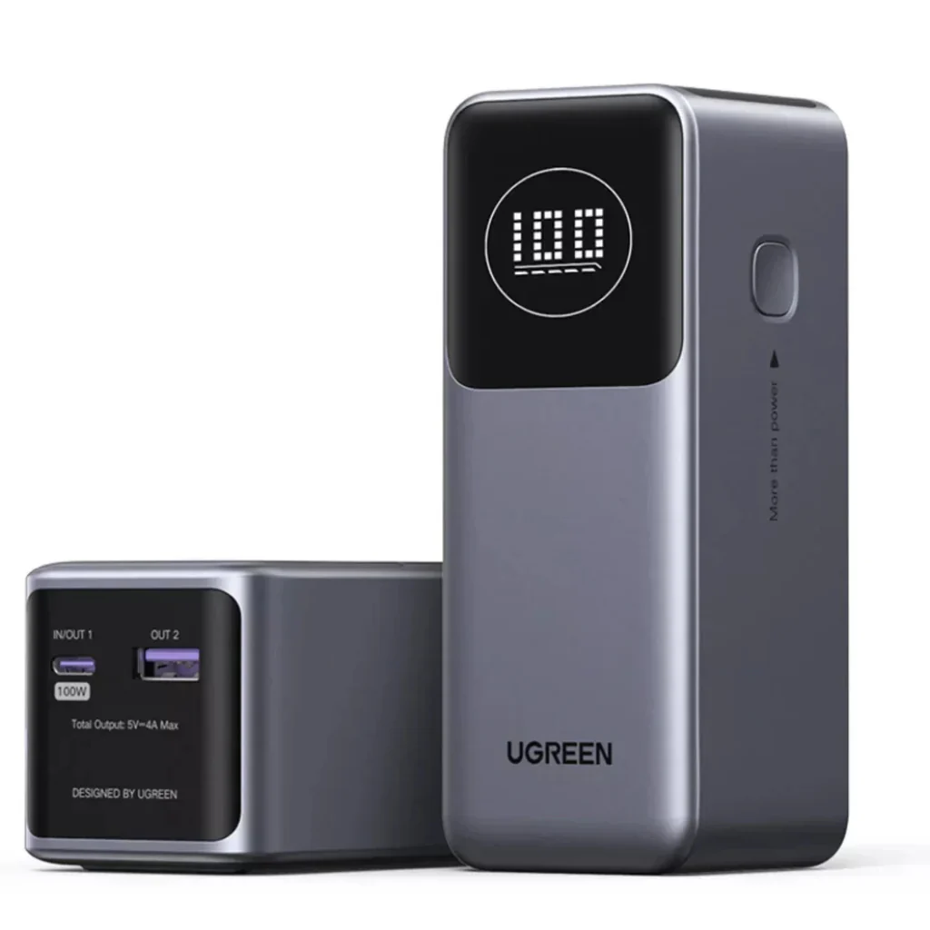 Power Bank Ugreen 12000Mah 100W 2 Puertos