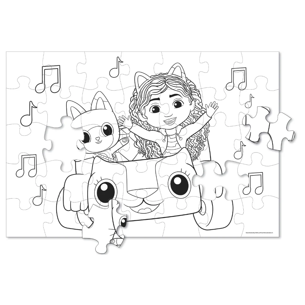 Puzzle 35 Piezas 2 En 1 Para Colorear - Image 3