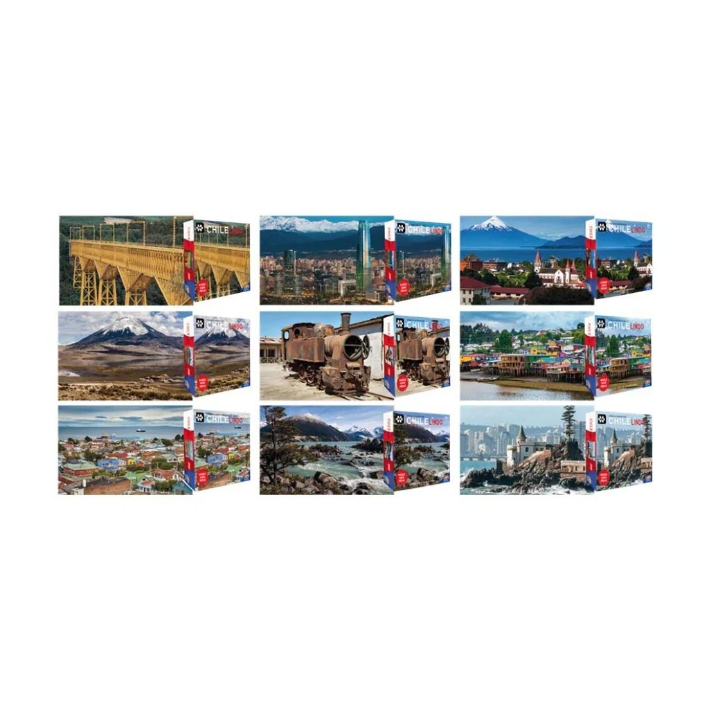 Puzzles 500 Piezas " Nuestro Chile " 6 Modelos Surtidos - Image 2