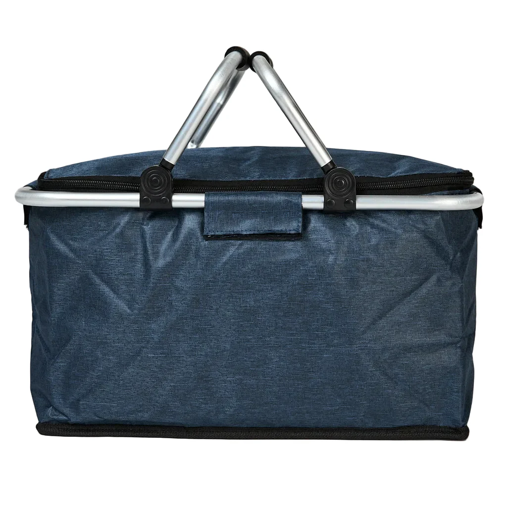 Cooler Plegable Manillas 18Lt Azul - Image 3